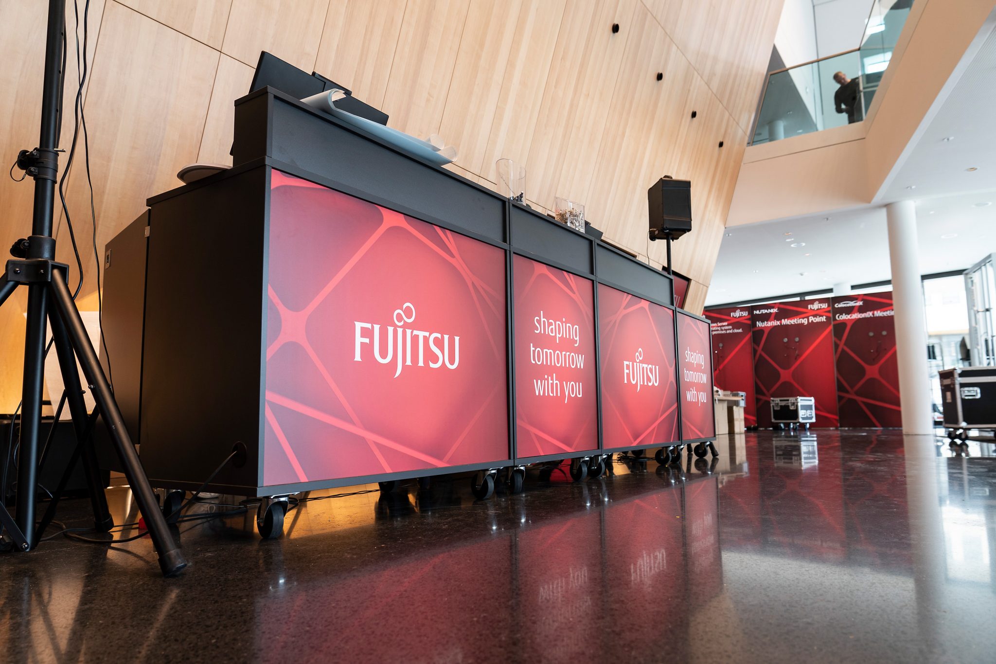 Fujitsu Partnertage 2019 Aufbau