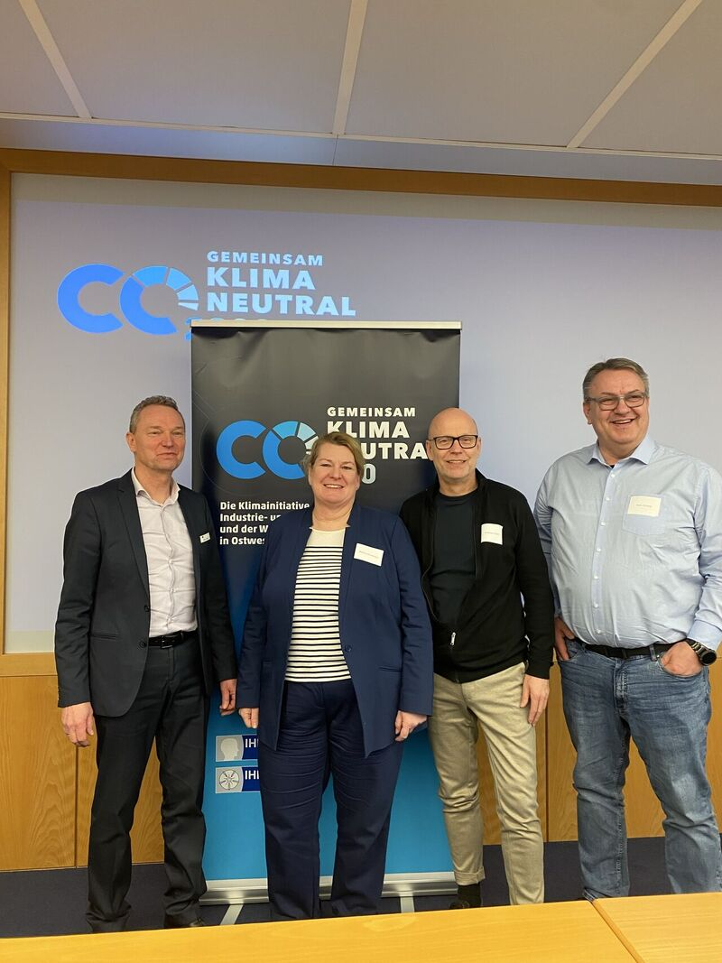 CSR-Team in der Klimaerlebniswelt